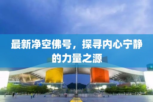 最新凈空佛號，探尋內(nèi)心寧靜的力量之源