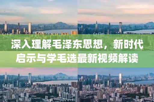 深入理解毛澤東思想，新時代啟示與學(xué)毛選最新視頻解讀