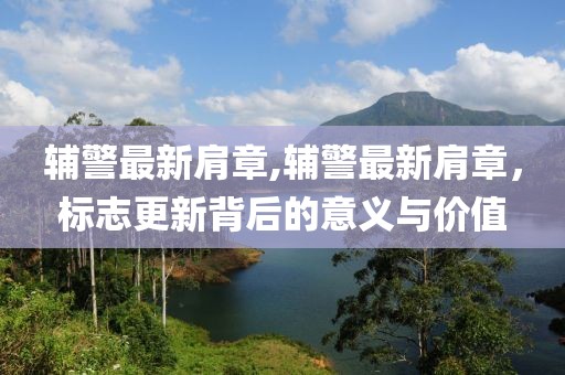 輔警最新肩章,輔警最新肩章，標(biāo)志更新背后的意義與價(jià)值