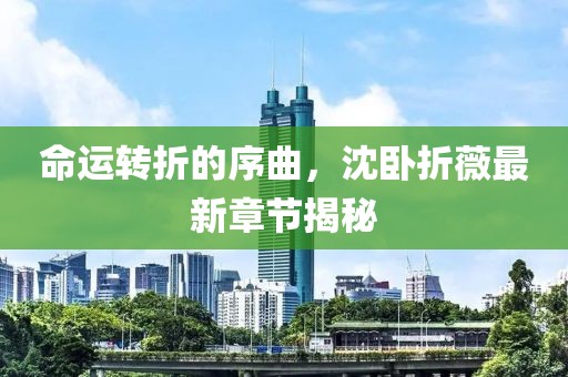 命運轉(zhuǎn)折的序曲，沈臥折薇最新章節(jié)揭秘