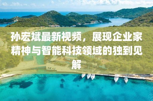 孫宏斌最新視頻，展現(xiàn)企業(yè)家精神與智能科技領(lǐng)域的獨(dú)到見(jiàn)解