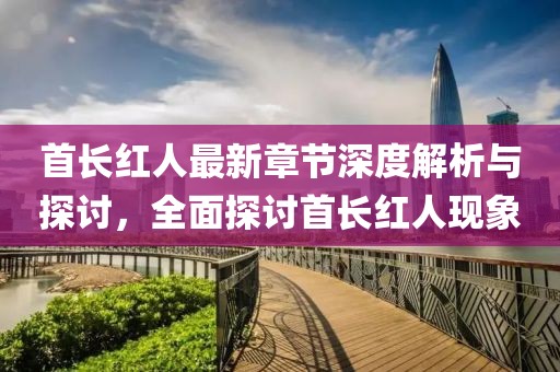 首長紅人最新章節(jié)深度解析與探討，全面探討首長紅人現(xiàn)象