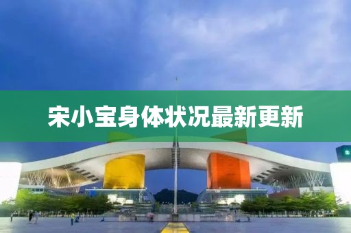 宋小寶身體狀況最新更新
