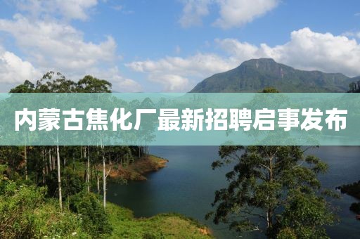 內(nèi)蒙古焦化廠最新招聘啟事發(fā)布