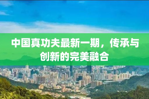 中國(guó)真功夫最新一期，傳承與創(chuàng)新的完美融合