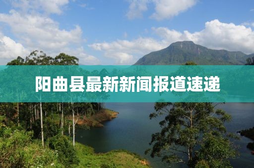 陽曲縣最新新聞報(bào)道速遞