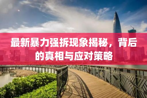 最新暴力強(qiáng)拆現(xiàn)象揭秘，背后的真相與應(yīng)對策略