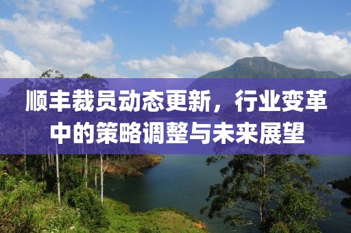順豐裁員動(dòng)態(tài)更新，行業(yè)變革中的策略調(diào)整與未來(lái)展望