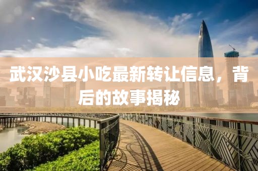 武漢沙縣小吃最新轉(zhuǎn)讓信息，背后的故事揭秘