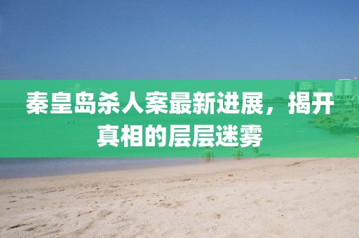 秦皇島殺人案最新進(jìn)展，揭開(kāi)真相的層層迷霧