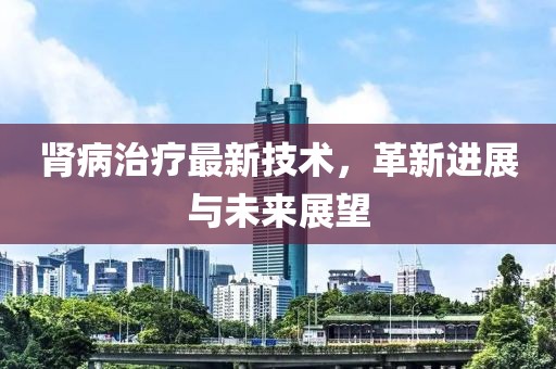 腎病治療最新技術(shù)，革新進(jìn)展與未來(lái)展望