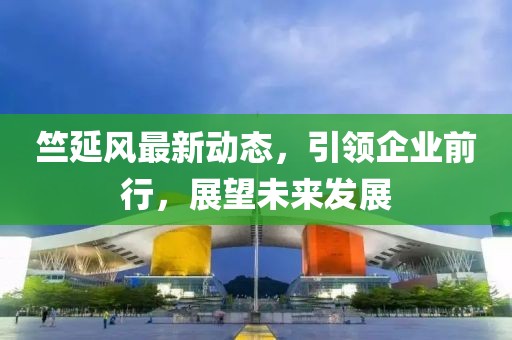 竺延風最新動態(tài)，引領企業(yè)前行，展望未來發(fā)展