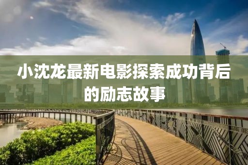 小沈龍最新電影探索成功背后的勵志故事