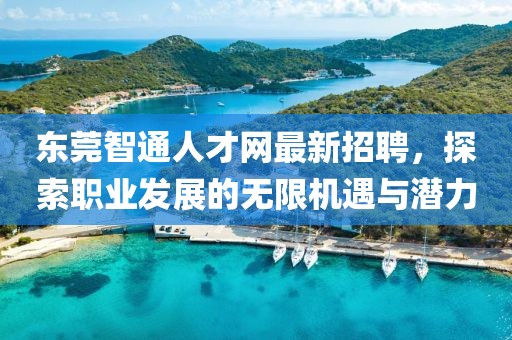 東莞智通人才網(wǎng)最新招聘，探索職業(yè)發(fā)展的無(wú)限機(jī)遇與潛力