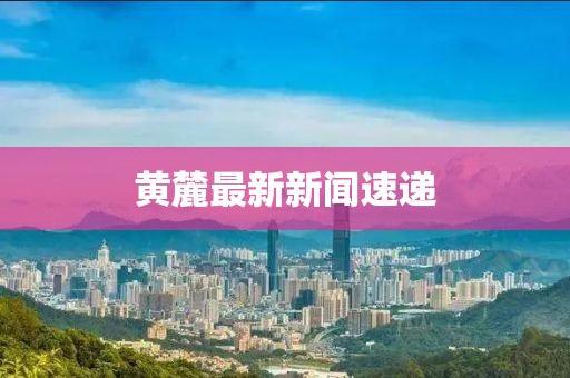 黃麓最新新聞速遞