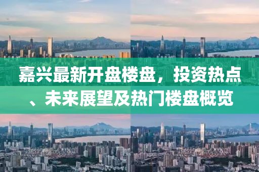 嘉興最新開盤樓盤，投資熱點、未來展望及熱門樓盤概覽