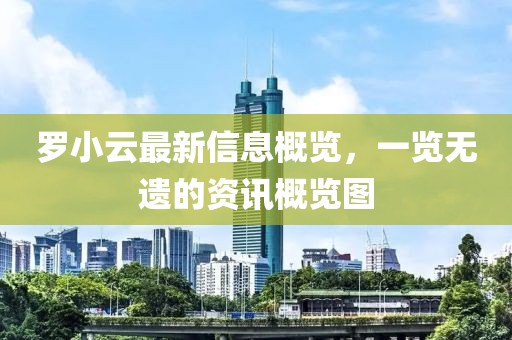 羅小云最新信息概覽，一覽無遺的資訊概覽圖