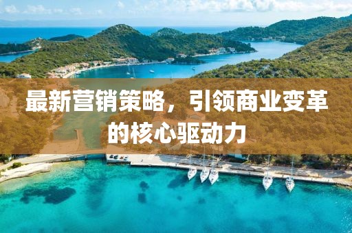 最新營銷策略，引領商業(yè)變革的核心驅動力