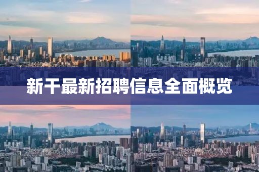 新干最新招聘信息全面概覽