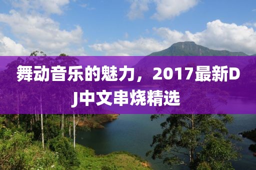 舞動(dòng)音樂(lè)的魅力，2017最新DJ中文串燒精選