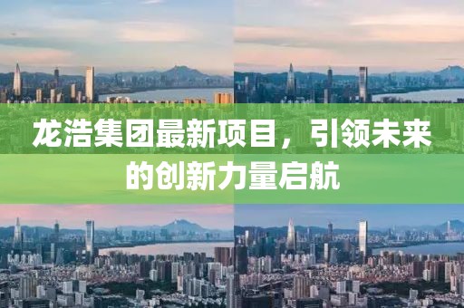 龍浩集團(tuán)最新項(xiàng)目，引領(lǐng)未來(lái)的創(chuàng)新力量啟航