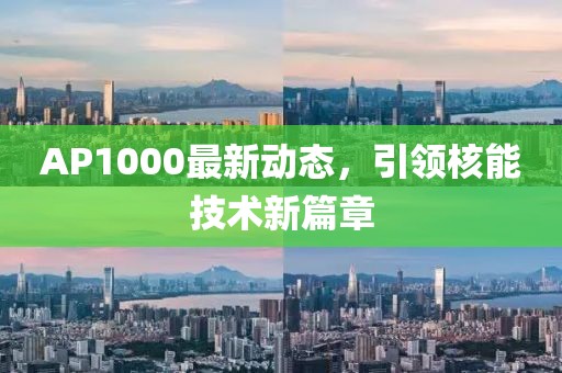 AP1000最新動(dòng)態(tài)，引領(lǐng)核能技術(shù)新篇章