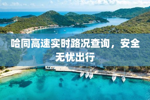 哈同高速實(shí)時(shí)路況查詢，安全無憂出行