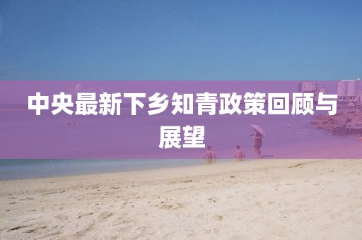 中央最新下鄉(xiāng)知青政策回顧與展望