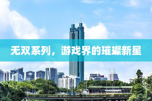 無雙系列，游戲界的璀璨新星