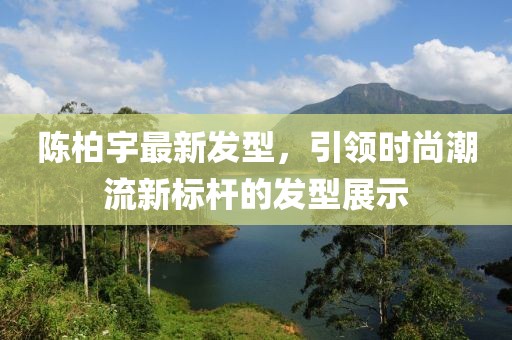 陳柏宇最新發(fā)型，引領(lǐng)時尚潮流新標桿的發(fā)型展示