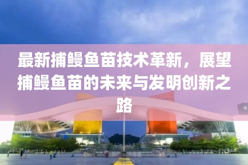 最新捕鰻魚(yú)苗技術(shù)革新，展望捕鰻魚(yú)苗的未來(lái)與發(fā)明創(chuàng)新之路
