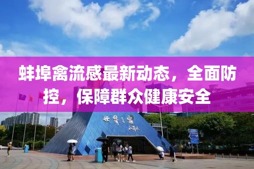 蚌埠禽流感最新動態(tài)，全面防控，保障群眾健康安全