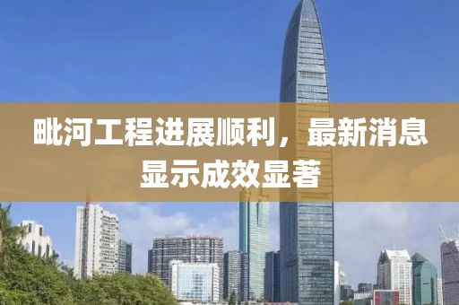 毗河工程進展順利，最新消息顯示成效顯著