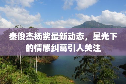 秦俊杰楊紫最新動態(tài)，星光下的情感糾葛引人關(guān)注