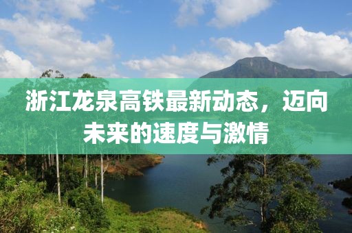 浙江龍泉高鐵最新動態(tài)，邁向未來的速度與激情