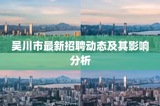 吳川市最新招聘動態(tài)及其影響分析