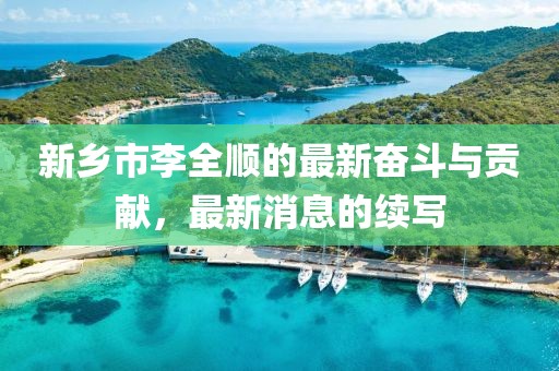 新鄉(xiāng)市李全順的最新奮斗與貢獻(xiàn)，最新消息的續(xù)寫