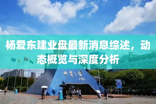 楊愛東建業(yè)盤最新消息綜述，動(dòng)態(tài)概覽與深度分析