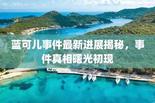 藍可兒事件最新進展揭秘，事件真相曙光初現(xiàn)