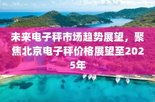 未來電子秤市場趨勢展望，聚焦北京電子秤價格展望至2025年