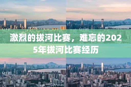 激烈的拔河比賽，難忘的2025年拔河比賽經(jīng)歷