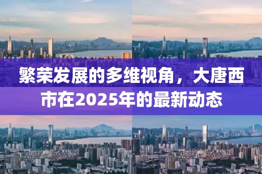 繁榮發(fā)展的多維視角，大唐西市在2025年的最新動態(tài)