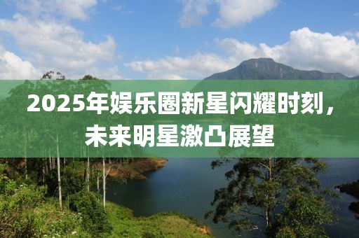 2025年娛樂圈新星閃耀時(shí)刻，未來(lái)明星激凸展望