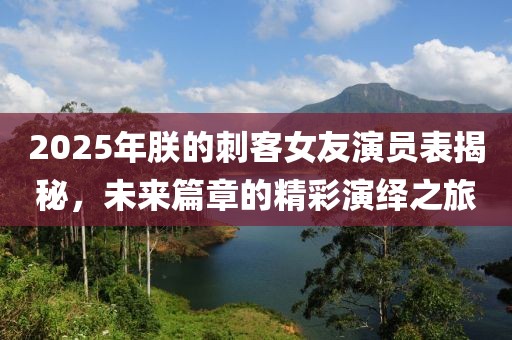 2025年朕的刺客女友演員表揭秘，未來篇章的精彩演繹之旅