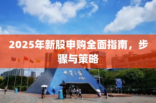 2025年新股申購(gòu)全面指南，步驟與策略