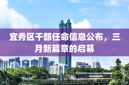 宜秀區(qū)干部任命信息公布，三月新篇章的啟幕