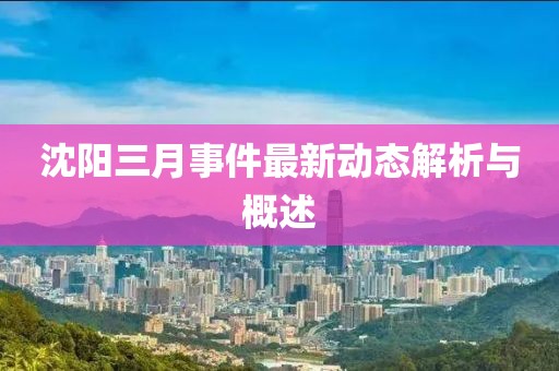 沈陽(yáng)三月事件最新動(dòng)態(tài)解析與概述