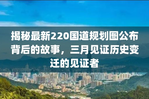 揭秘最新220國道規(guī)劃圖公布背后的故事，三月見證歷史變遷的見證者
