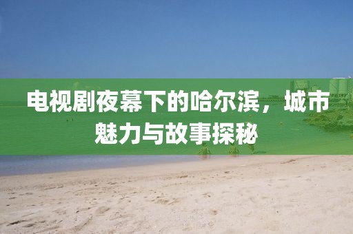 電視劇夜幕下的哈爾濱，城市魅力與故事探秘