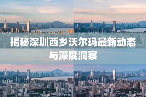 揭秘深圳西鄉(xiāng)沃爾瑪最新動態(tài)與深度洞察